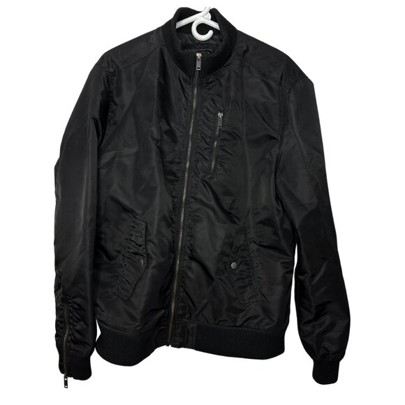 Forever 21 Classic Bomber Jacket | Mens XL Coat | Bikercore Outerwear - Picture 1 of 12